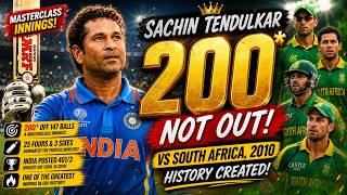 Sachin Tendulkar first double century in ODI cricket