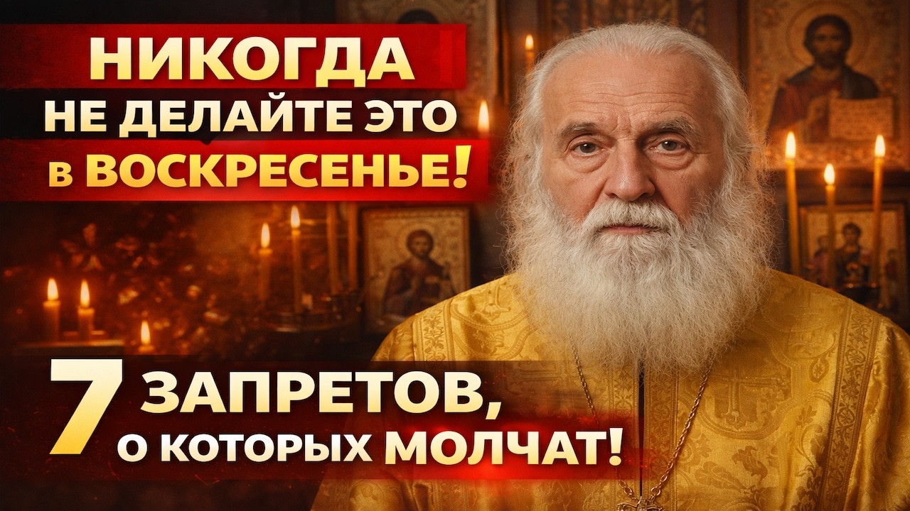 Никогда Не Делайте Это в Воскресенье! 7 Запретов, о Которых Молчат!