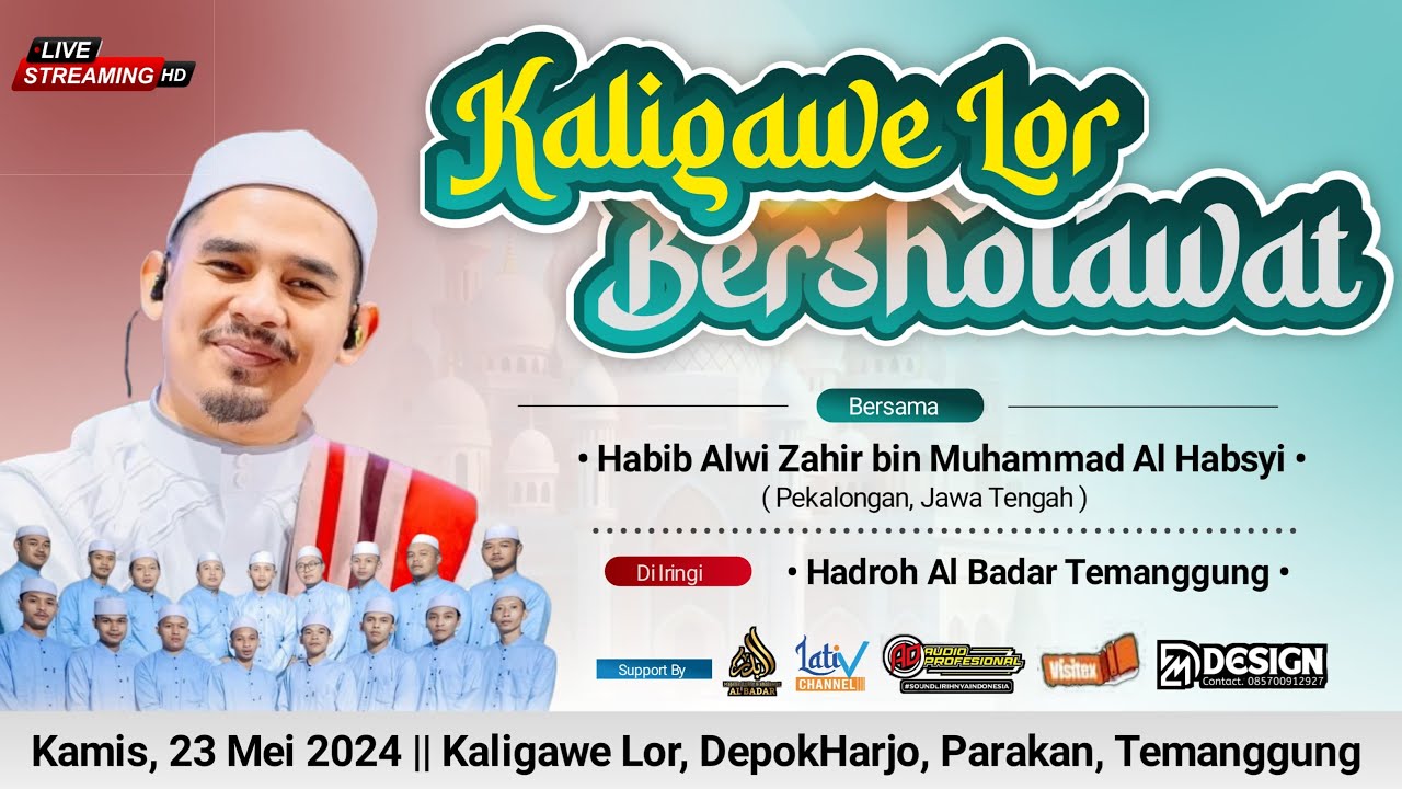 KALIGAWE LOR BERSHOLAWAT BERSAMA HABIB ALWI ZAHIR BIN MUHAMMAD AL HABSYI \\ AL BADAR \\ AD SOUND