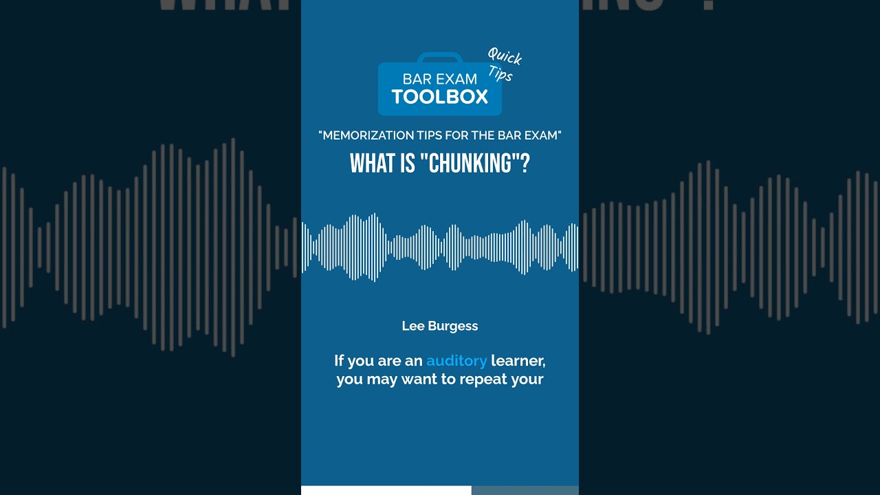 Chunking Technique for bar study