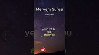 Translation Of Surah Maryam Verses 6465 The Entire Surah Is On My Channel quran quran muslim