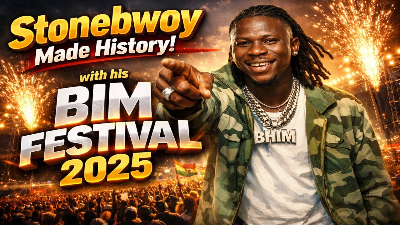 «Stonebwoy войдет в историю с концертом BIM 2025 — ночь, которую Гана никогда не забудет 🔥🇬🇭»
