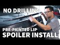 How to Install a Trunk Spoiler – Mercedes C300 W205 No Drill Spoiler Installation with 3M Tape