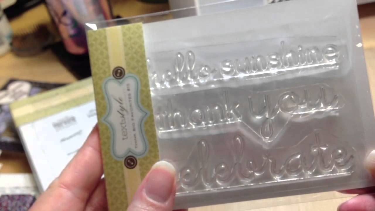 Papertrey Ink Haul YouTube