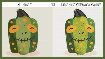 PC Stitch 11 vs  Cross Stitch Professional Platinum (XSPro)