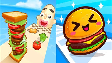 Sandwich Runner VS Food Run - Gameplay Walkthrough All Levels (Android, iOS) Part 8
