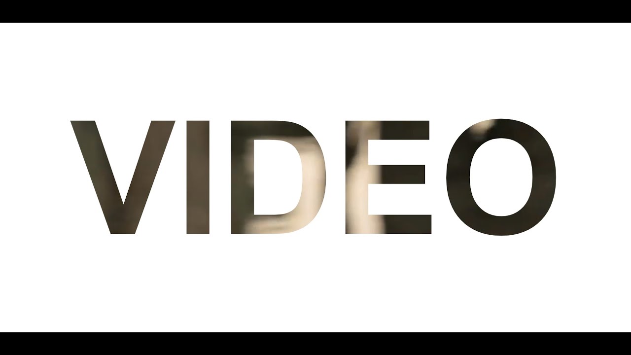Design Video Auto play Inside Text using HTML &CSS