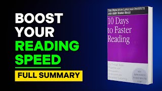 Unlock Speed Reading in 10 Days: Say Goodbye to Slow Reading | 10 Days to Faster Reading Summary screenshot 4