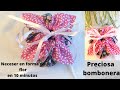 DIY-Como hacer un neceser en forma de flor +bombonera +ideas de regalo y  para vender