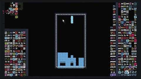 Baba is you Custom level Tetris