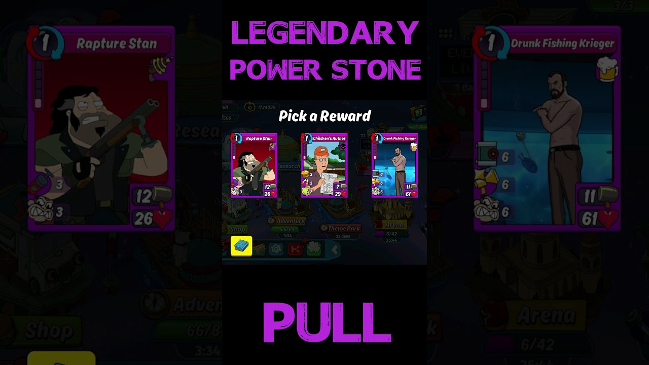 💎 Animation Throwdown - Legendary Power Stone Pull! 🃏