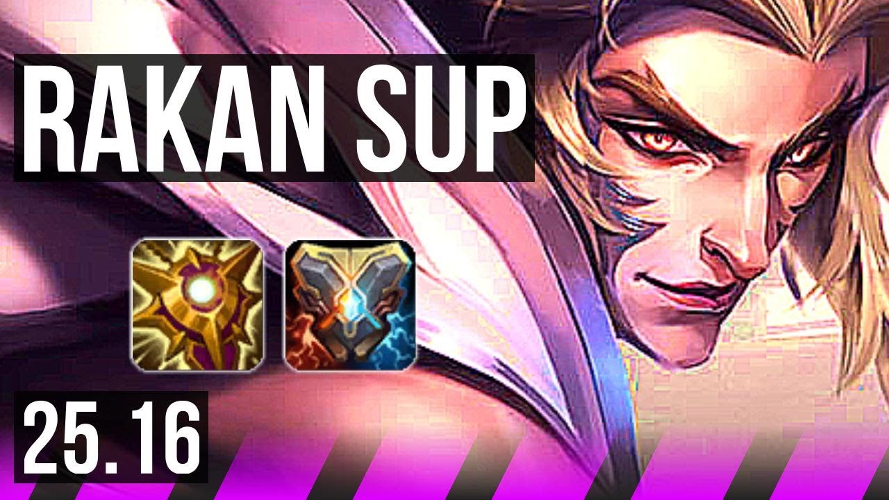 RAKAN & Aphelios vs SHACO & Smolder (SUP) | KR Master | 25.16