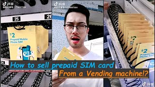 Prepaid Sim card vending machine