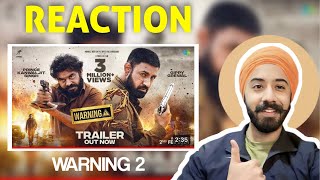 Warning 2 Trailer | Gippy Grewal | Jasmin Bhasin | Prince KJ | New Punjabi Movie | Reaction Video