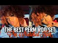 HOW TO: EASY PERM ROD SET ON STRETCHED NATURAL HAIR| SUPER DEFINED &amp; BOUNCY|MUST WATCH🔥| Kelsea Raé