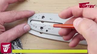 DIY  Меняем шину и цепь на электропилах WORTEX EC 4020 F и EC 4024 SF
