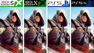 Assassin's Creed Black Flag Resynced | Xbox Series S/X -  PS5 - PS5 Pro | Graphics Comparison