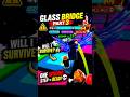 The End Is So Close 😱 Roblox Glass Bridge Part 3 #shorts