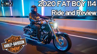 [MCXI] Review - 2020 Harley-Davison Fat Boy 114 - Ride and review in Sydney, Australia