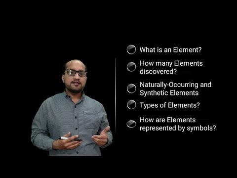 Video: Wat zijn de soorten elementen?