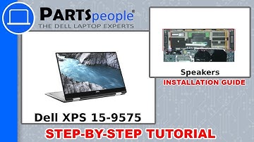 Dell XPS 15-9575 2-in1 (P73F001) Speakers How-To Video Tutorial