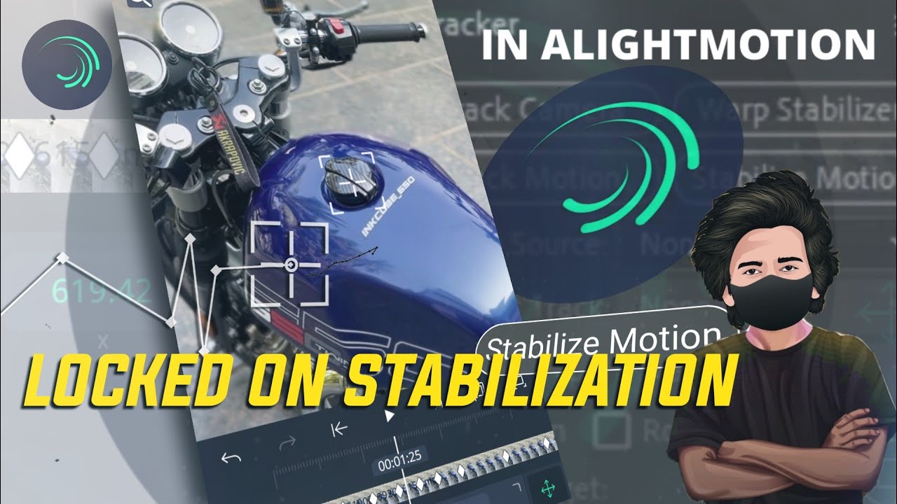 Locked on Stabilization Effect Alightmotion/ Stabilize Motion/Lock