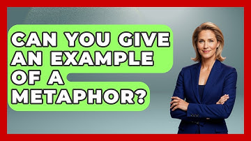 Can You Give An Example Of A Metaphor? - High School Toolkit