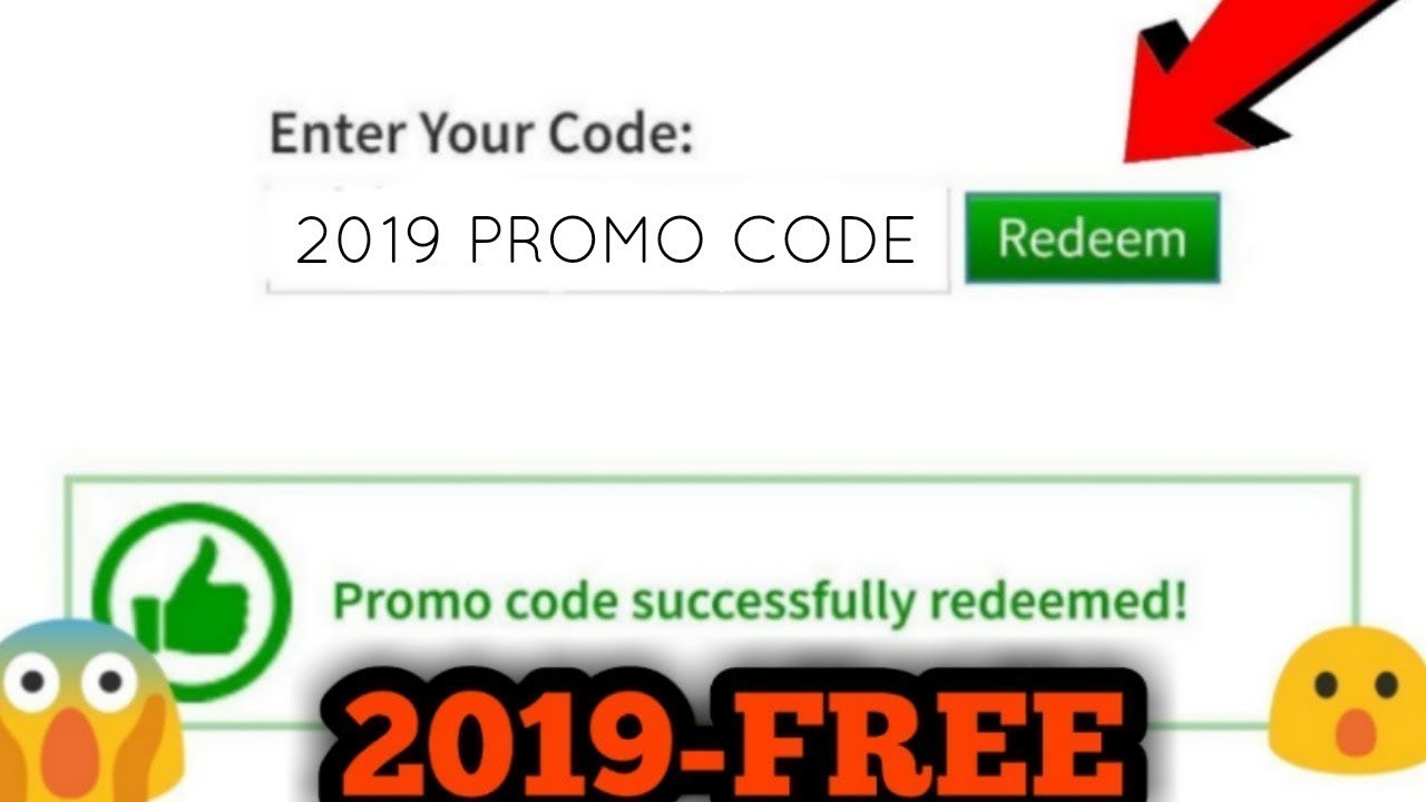 Roblox Promo Codes Redeem 2019 September