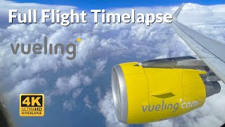 Full Flight Timelapse | Palma de Mallorca to Málaga | Vueling Airbus A320