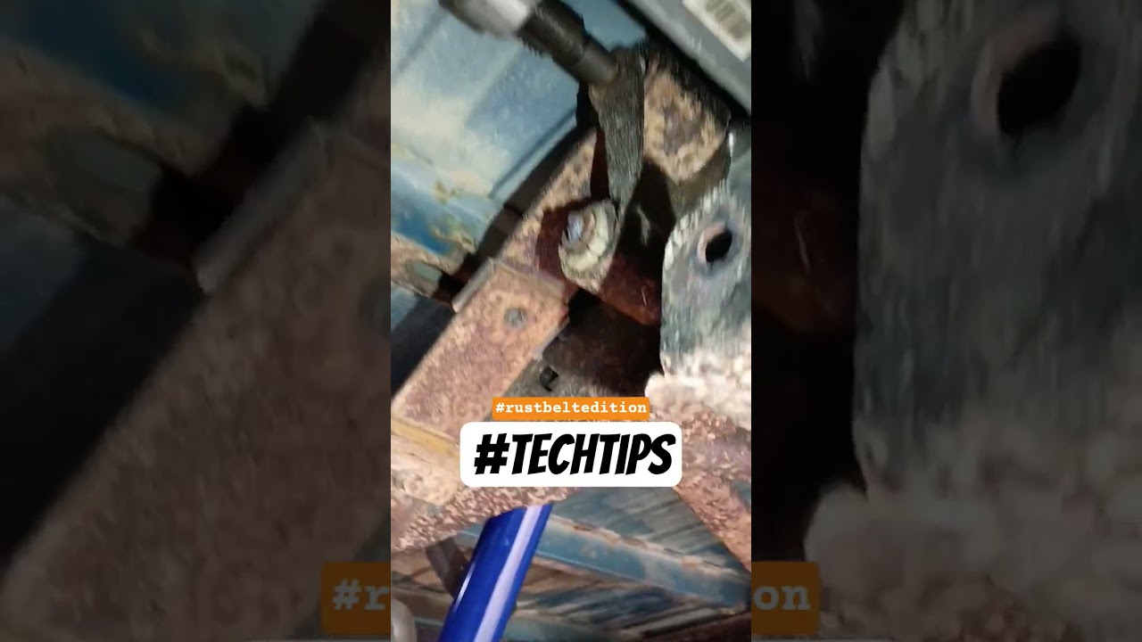 Leaf spring bolt removal 