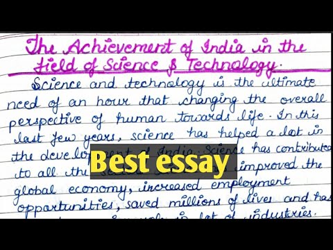 science achievements essay