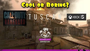 Call of Duty Vanguard Tuscan Multiplayer map on Xbox Series S