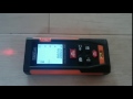 Tacklife HD40 距離計 最大測定距離40m ミュート機能 バックライト搭載 LCDデジタル表示 IP54防塵防水 日本語説明書付