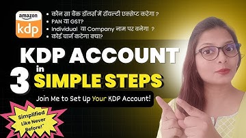 KDP Account Setup All You Need to Know as a Beginners#kdp#selfpublishing #amazonkdp #indianauthors