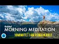 Guided  Meditation 10 minute Mindfulness | Confidence - Self-Promoting | Daily Morning Mindset