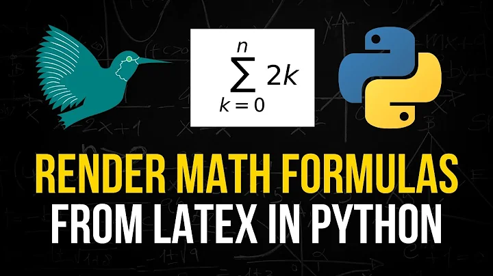 Master the Art of Rendering Math Formulas Using Python