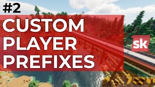 How to make CUSTOM PREFIXES in MINECRAFT (Ep. 2)