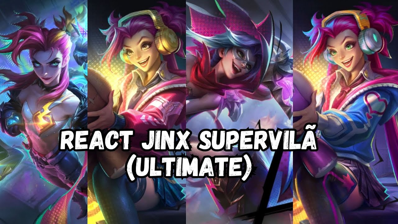 O MELHOR REACT DO ANO, JINX SKIN ULTIMATE - WILD RIFT
