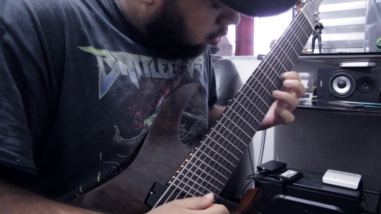 Improvising to Sol Niger Within | Fredrik Thordendal |9 string Guitar | Michel Oliveira