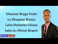 Abdulahi Boqol Heestii Dhaawac Lyricis Abdulahi Boqol Heestii Dhaawac Lyricis