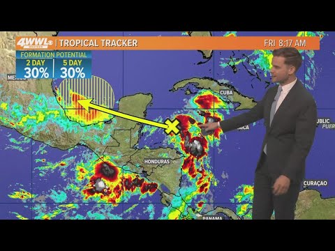 Tropical Update: Latest on 3 areas being monitored in the tropics - YouTube