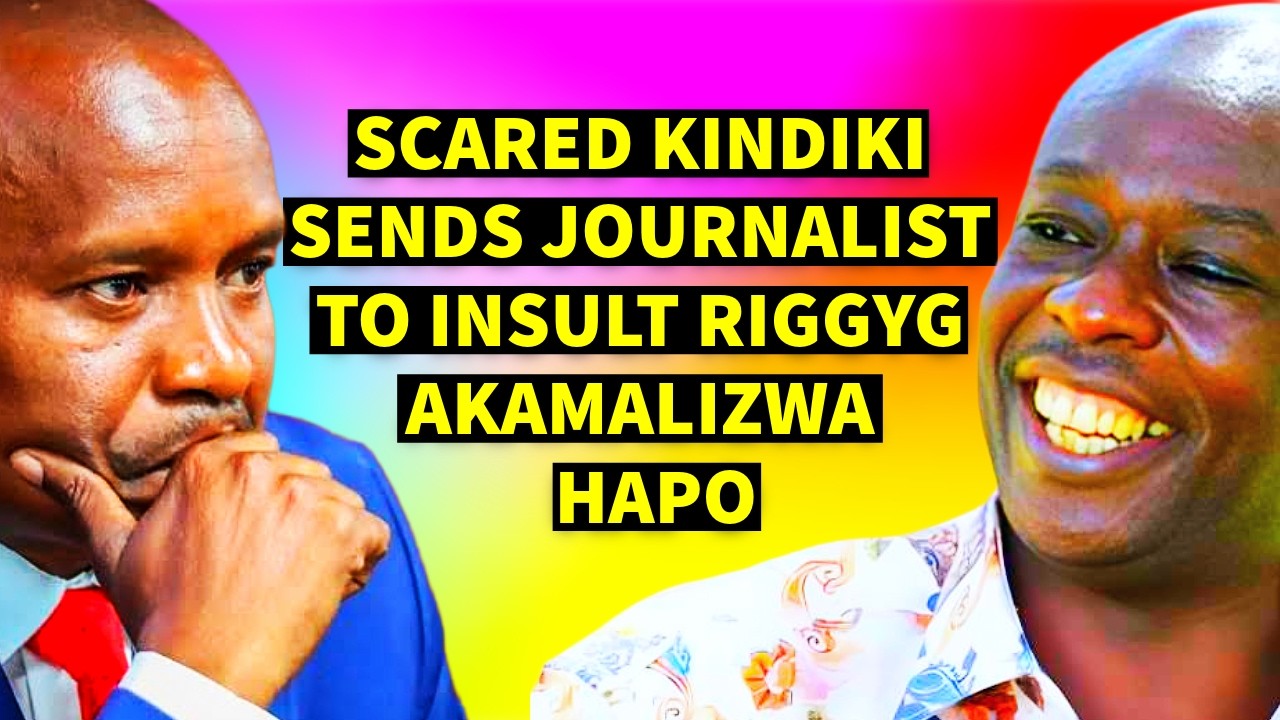 BIASED JOURNALIST REGRETS ASKING RIGATHI STUPID QUESTIONS