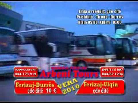 arbeni tours tirane prishtine