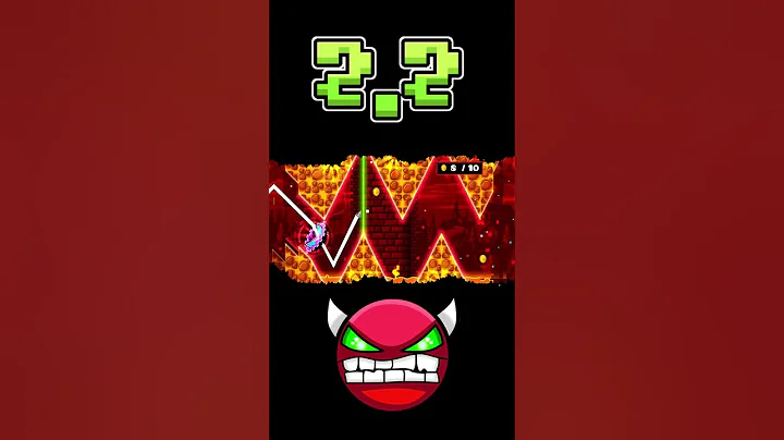 Fingerdash 2.2 Geometry Dash #shorts #deluxe12