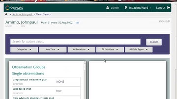 GSoC 2014 chart search for OpenMRS reference application