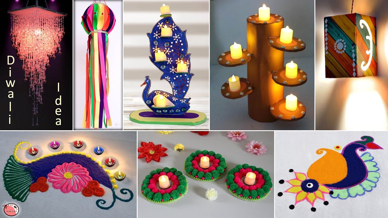 12 Diwali Decoration Ideas !!! Home Decor Craft Wall Hanging