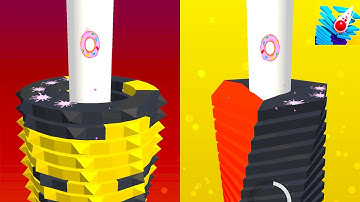 Stack Ball - Crash Platforms Gameplay Walkthrough All Levels iOS, Android Big Update Part-6 SG