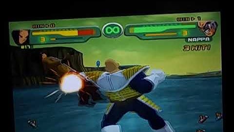 Dragon Ball Z Budokai(Gamecube)-Android 17 vs Nappa