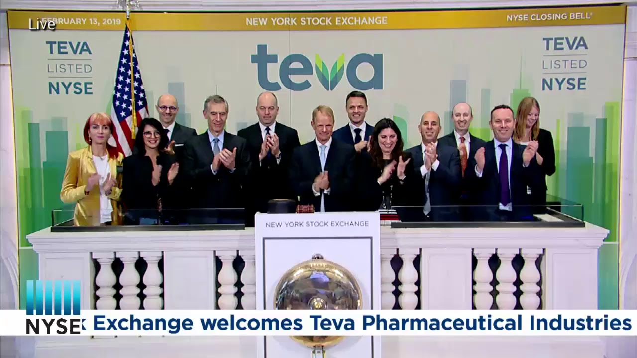 Teva Industries (NYSE: TEVA) Rings the NYSE Closing Bell - YouTube