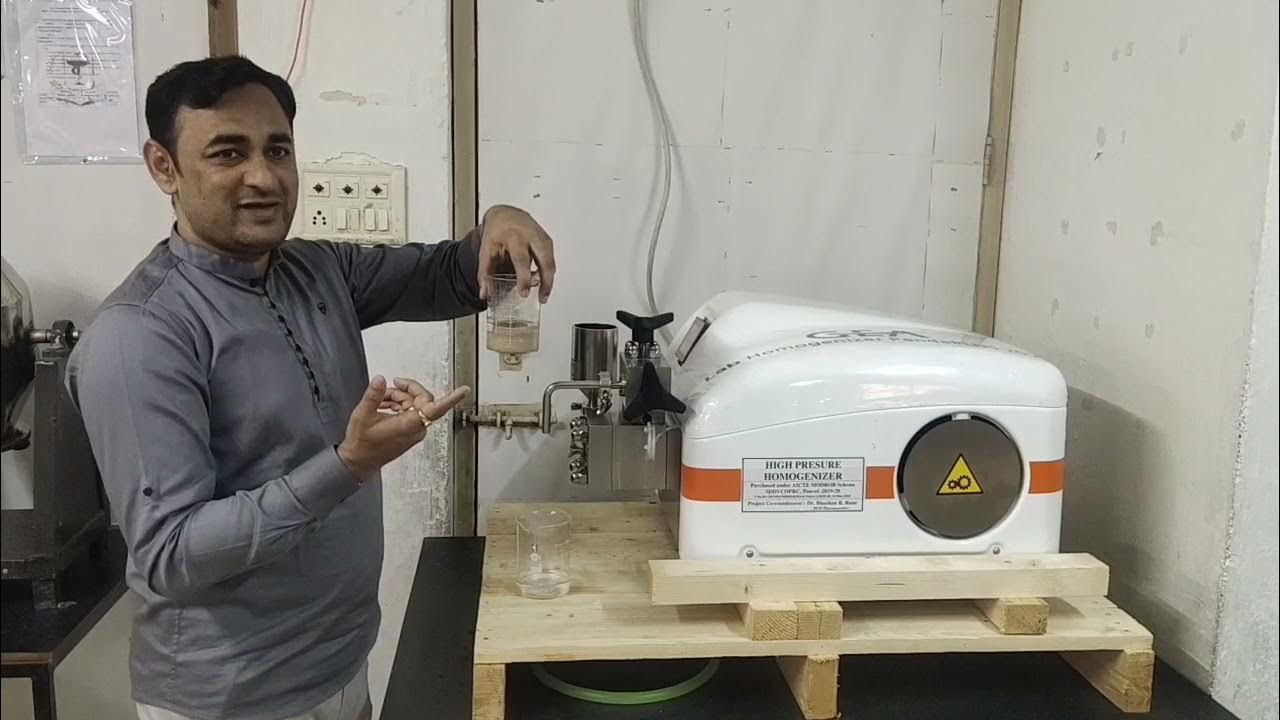 High Pressure Homogenizer Gea Niro Soavi, Italy, Panda Plus 2000